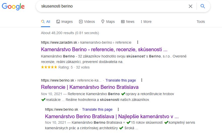Kompletná správa digitálneho marketingu berino.sk | digital.zariadim.sk